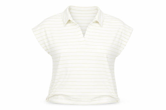 Womens UK Size 10 Marks and Spencer White Tunic Polo