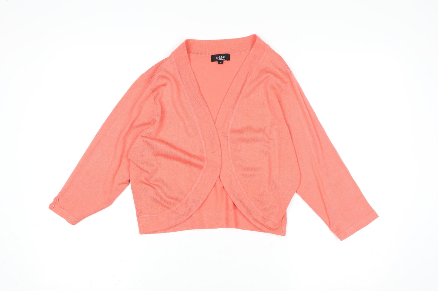 Womens UK Size L C.M.D womenswear Pink Cardigan Jumper