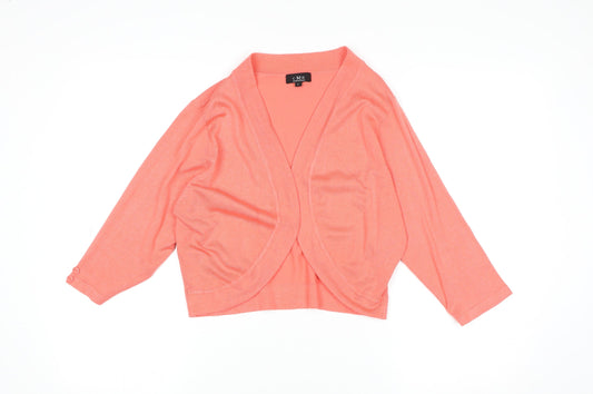 Womens UK Size L C.M.D womenswear Pink Cardigan Jumper