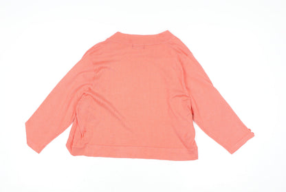 Womens UK Size L C.M.D womenswear Pink Cardigan Jumper