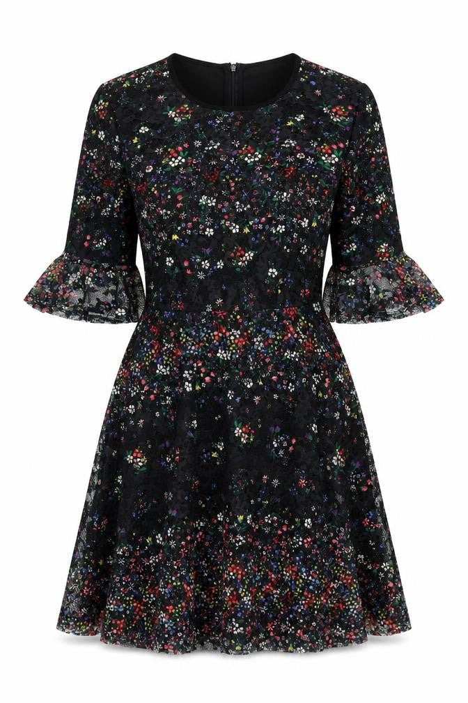 Womens UK Size M Oasis Fit & Flare Dress