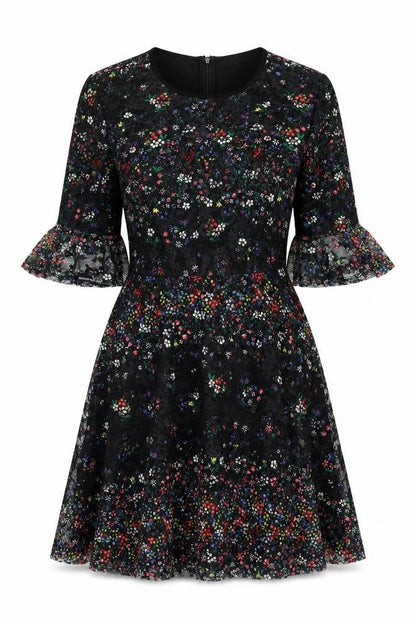 Womens UK Size M Oasis Fit & Flare Dress