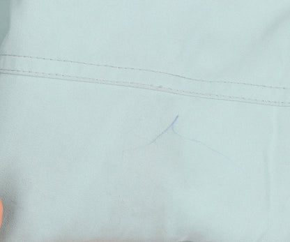 Cotton Traders Womens Green Hooded Rain Coat Jacket Size 18