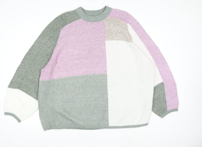 Womens UK Size XL NEXT Multicoloured Pullover Jumper