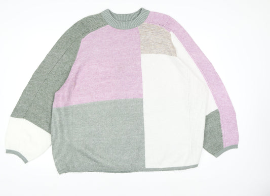 Womens UK Size XL NEXT Multicoloured Pullover Jumper