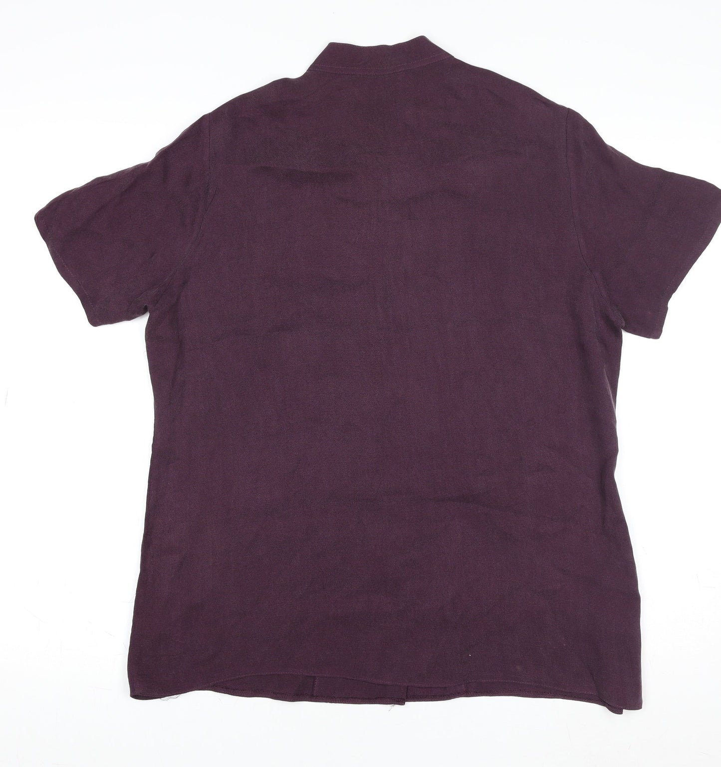 Womens UK Size 14 Marks and Spencer Purple Kimono Blouse