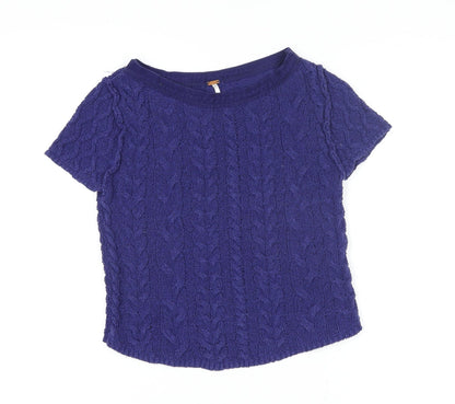 Womens UK Size XS Marc O’Polo Blue Jersey Blouse