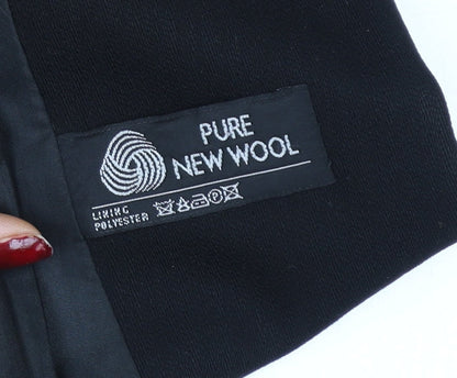Windsmoor Women Black Size 14 Pure New Wool Lined Tailored Blazer
