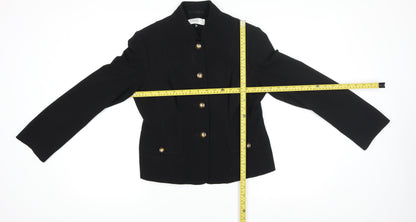 Womens UK Size 10 Wallis Black Basic Jacket