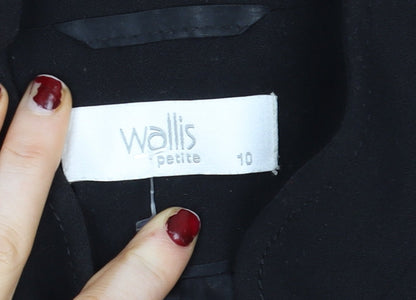Womens UK Size 10 Wallis Black Basic Jacket