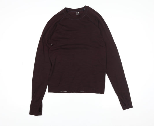 Sweaty Betty Women's Brown Long Sleeve Slim Fit Activewear Top S