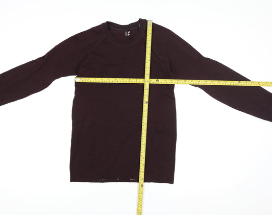 Sweaty Betty Women's Brown Long Sleeve Slim Fit Activewear Top S