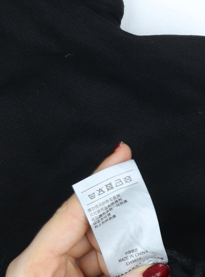 Adidas Men's Black M Basic Full Zip Hooded Activewear Jacket