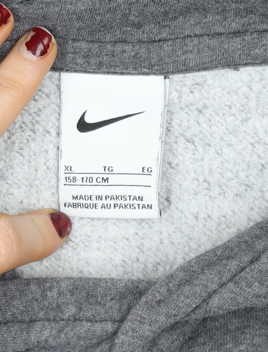 Teens UK Size XL Nike Grey Pullover Hoodie