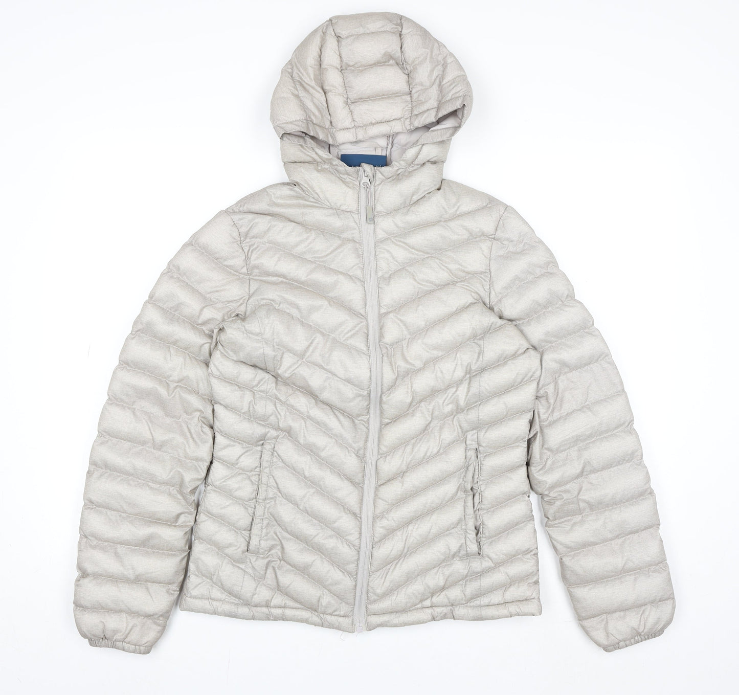 Mountain Warehouse Womens Grey Size 8 Hooded Puffer Jacket