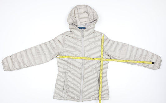 Mountain Warehouse Womens Grey Size 8 Hooded Puffer Jacket