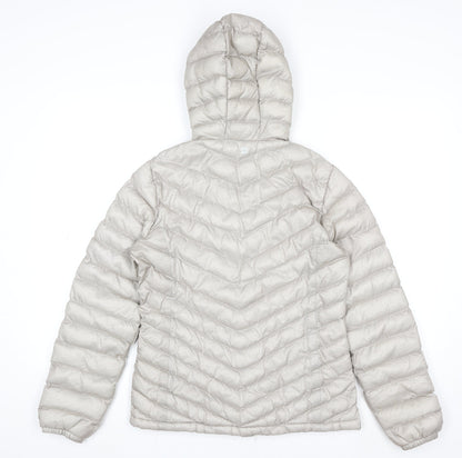 Mountain Warehouse Womens Grey Size 8 Hooded Puffer Jacket