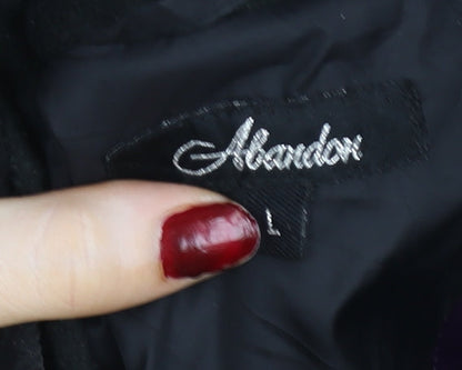 Alexon Women’s Black Quilted Mid-Length Jacket Size L