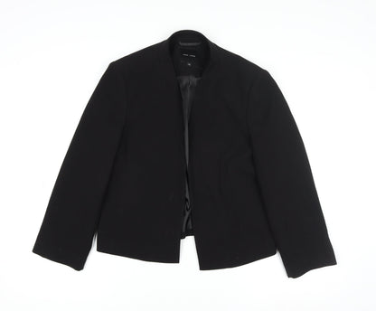 New Look Women’s Black Regular Fit Blazer UK 14 Single-Breasted Jacket