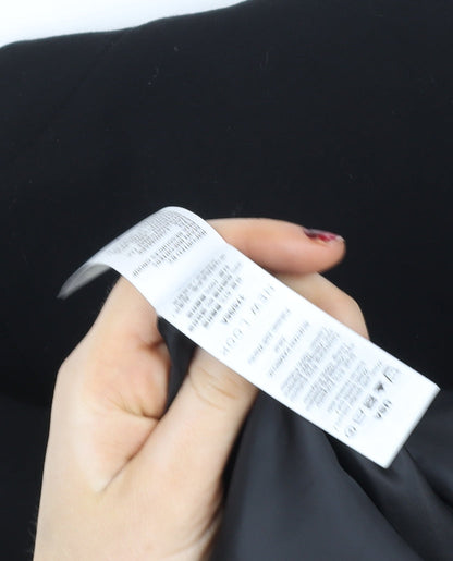 New Look Women’s Black Regular Fit Blazer UK 14 Single-Breasted Jacket