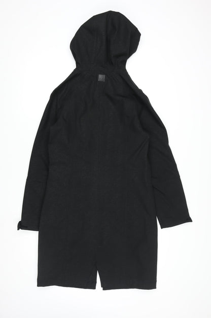 Marks & Spencer Men’s Black Hooded Softshell Rain Coat Size 36 Regular