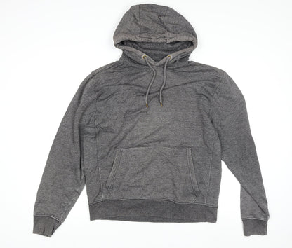 George Women’s Grey Pullover Hoodie Medium Hooded Sweatshirt Casual