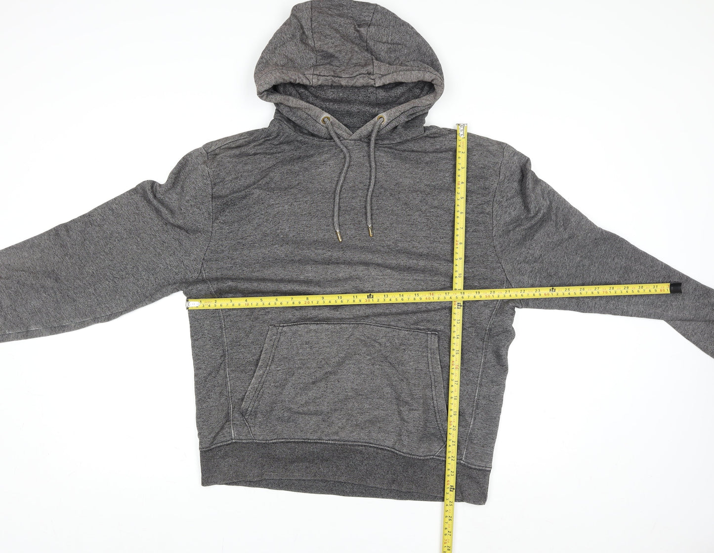 George Women’s Grey Pullover Hoodie Medium Hooded Sweatshirt Casual