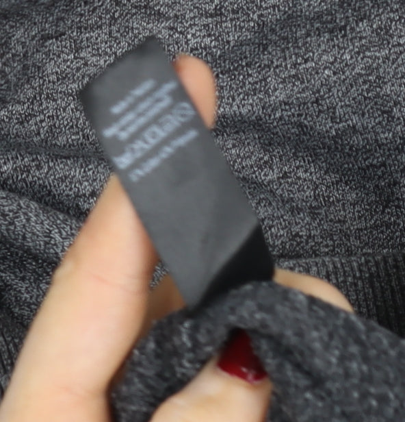 George Women’s Grey Pullover Hoodie Medium Hooded Sweatshirt Casual