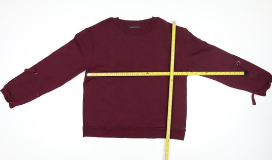 Womens UK Size 14 Marks and Spencer Red Pullover Sweatshirt