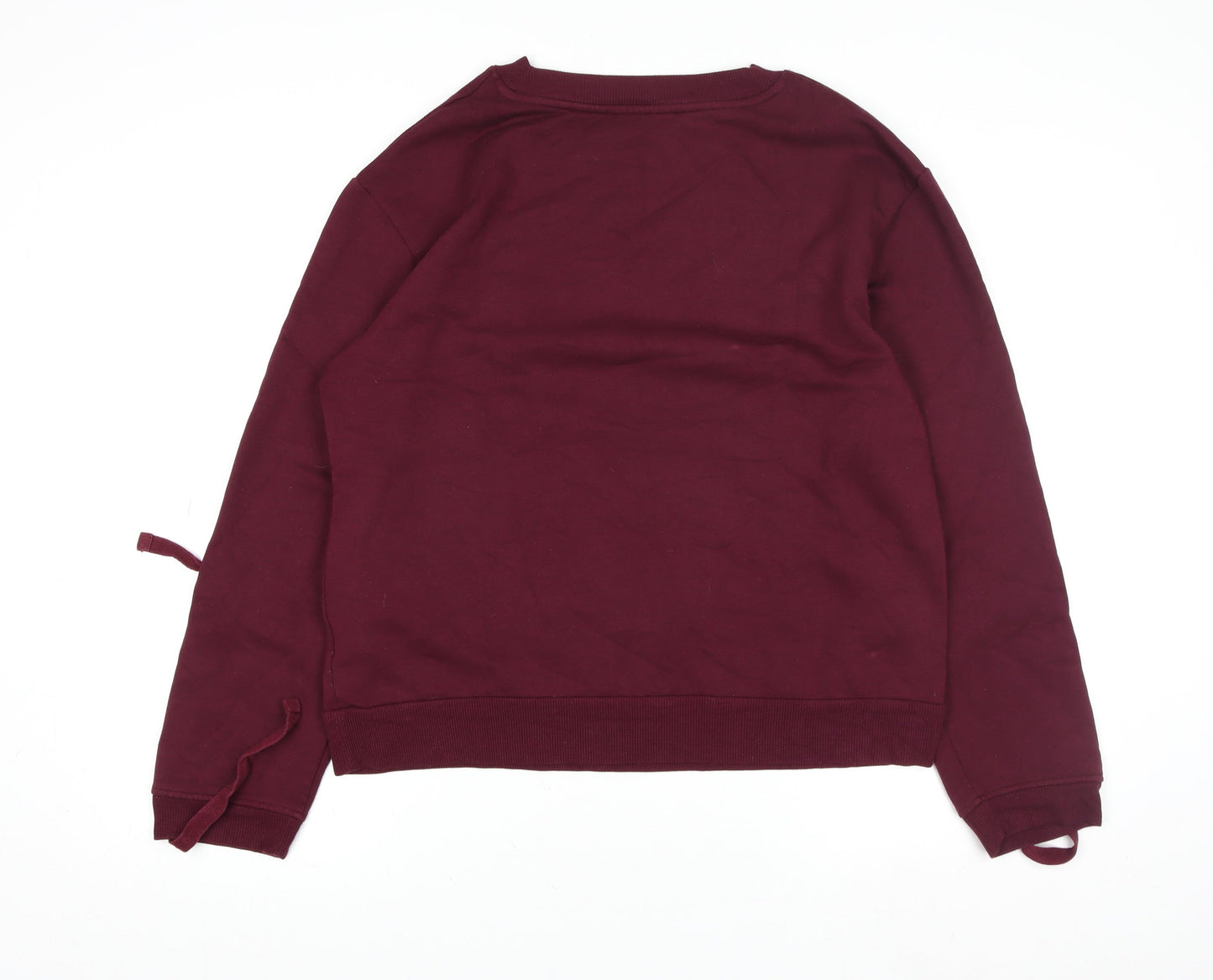 Womens UK Size 14 Marks and Spencer Red Pullover Sweatshirt