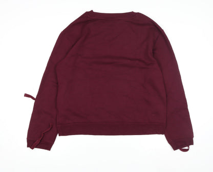 Womens UK Size 14 Marks and Spencer Red Pullover Sweatshirt