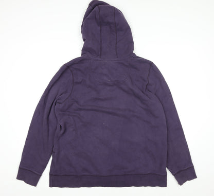 Mantaray Women's Purple Hooded Full Zip Jacket Size 20