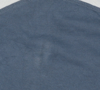Womens UK Size S FILA Blue Pullover Sweatshirt