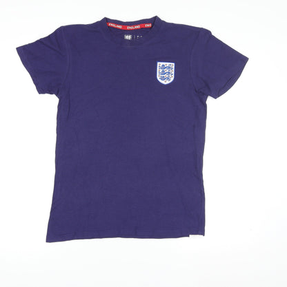 Fanatics England Men's Blue XS Cotton Football T-Shirt