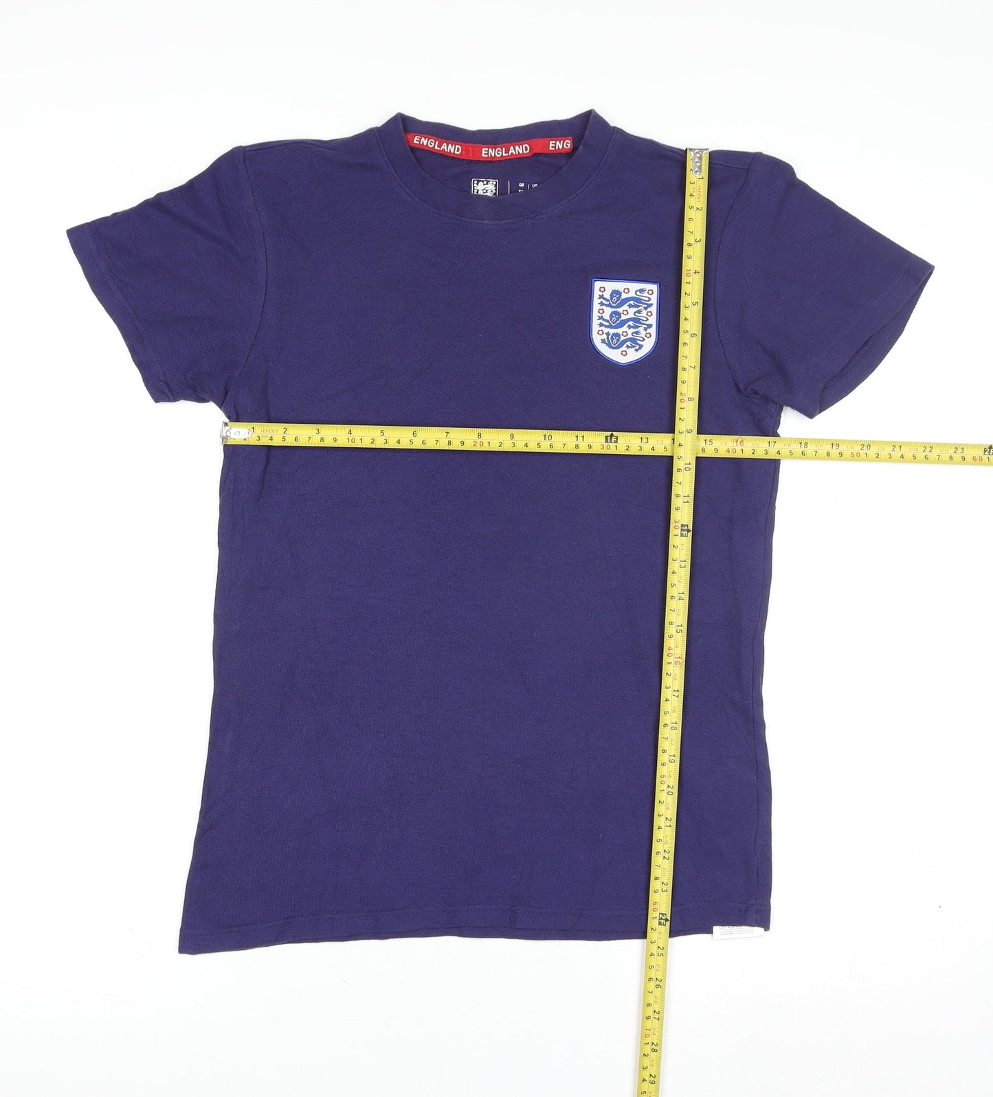 Fanatics England Men's Blue XS Cotton Football T-Shirt