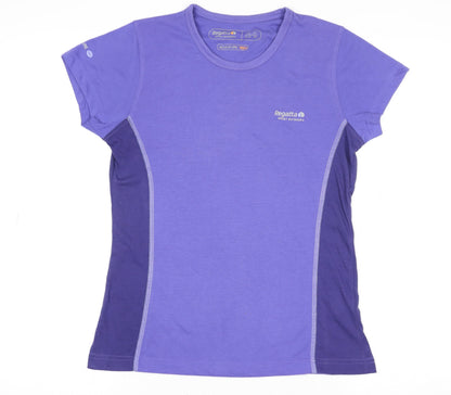 Regatta Womens Purple Size 10 Adventure Tech Active T-Shirt