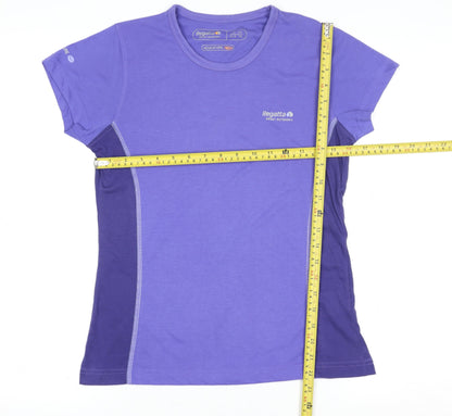 Regatta Womens Purple Size 10 Adventure Tech Active T-Shirt