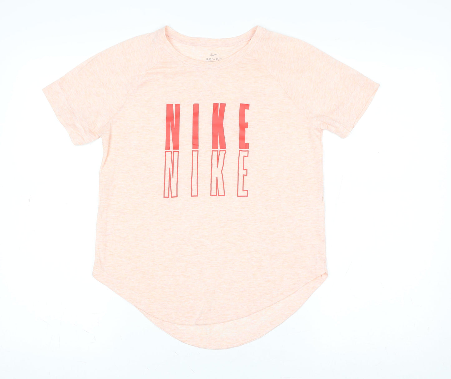 Nike Women's Pink Dri-FIT Short Sleeve Active T-Shirt Size L