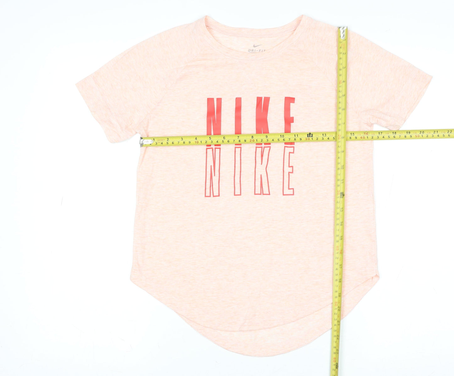 Nike Women's Pink Dri-FIT Short Sleeve Active T-Shirt Size L