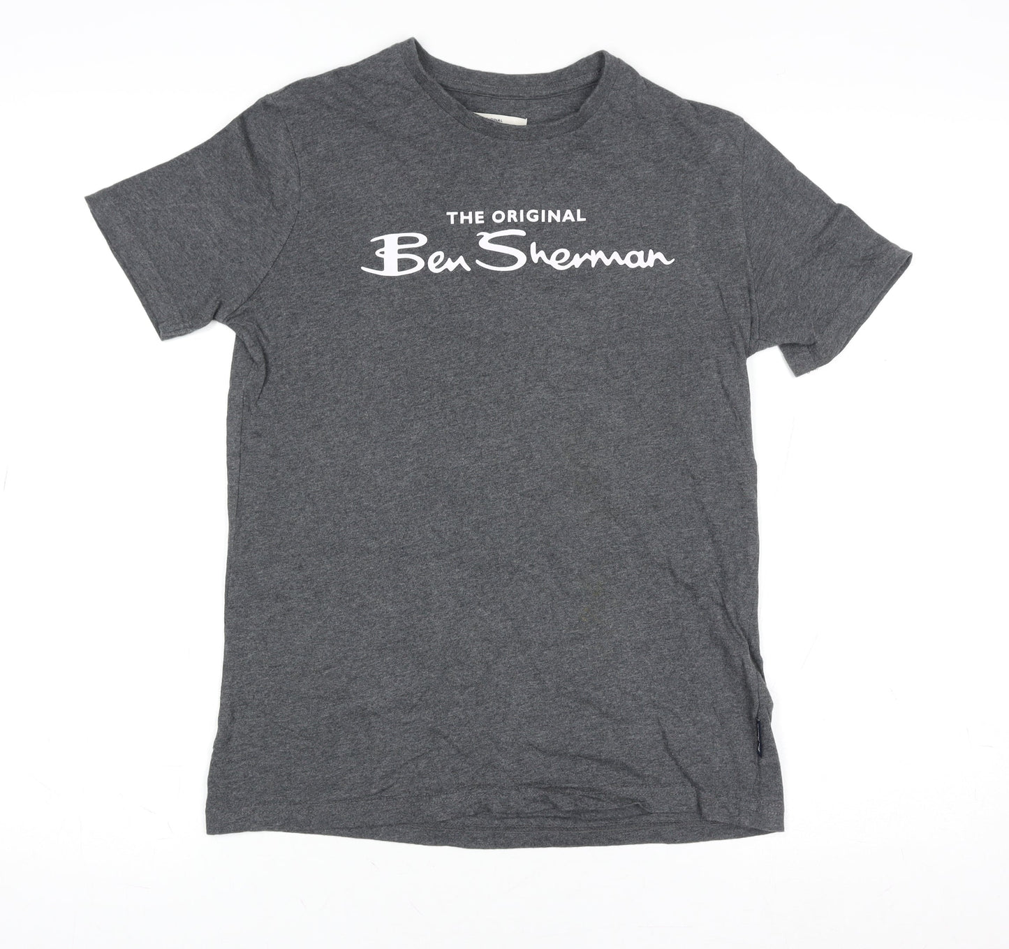 Boys UK Size 10-11 Years Ben Sherman Grey Basic T-Shirt