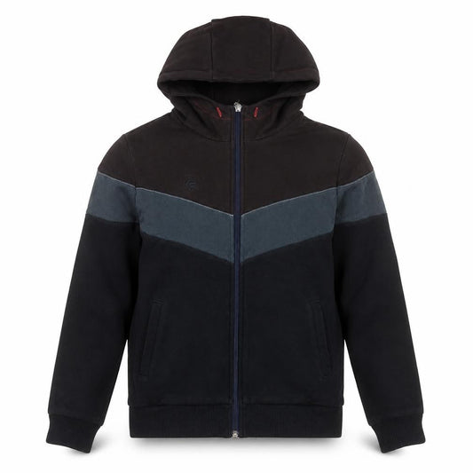Le Coq Sportif Boys Multicoloured Full Zip Hoodie L Cotton Fleece