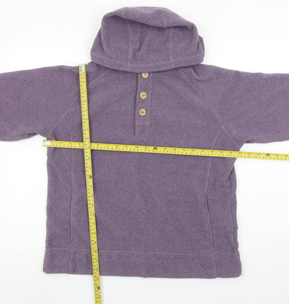 Berghaus Women’s Purple Fleece Hoodie Size 16 Henley Pullover