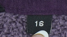 Berghaus Women’s Purple Fleece Hoodie Size 16 Henley Pullover