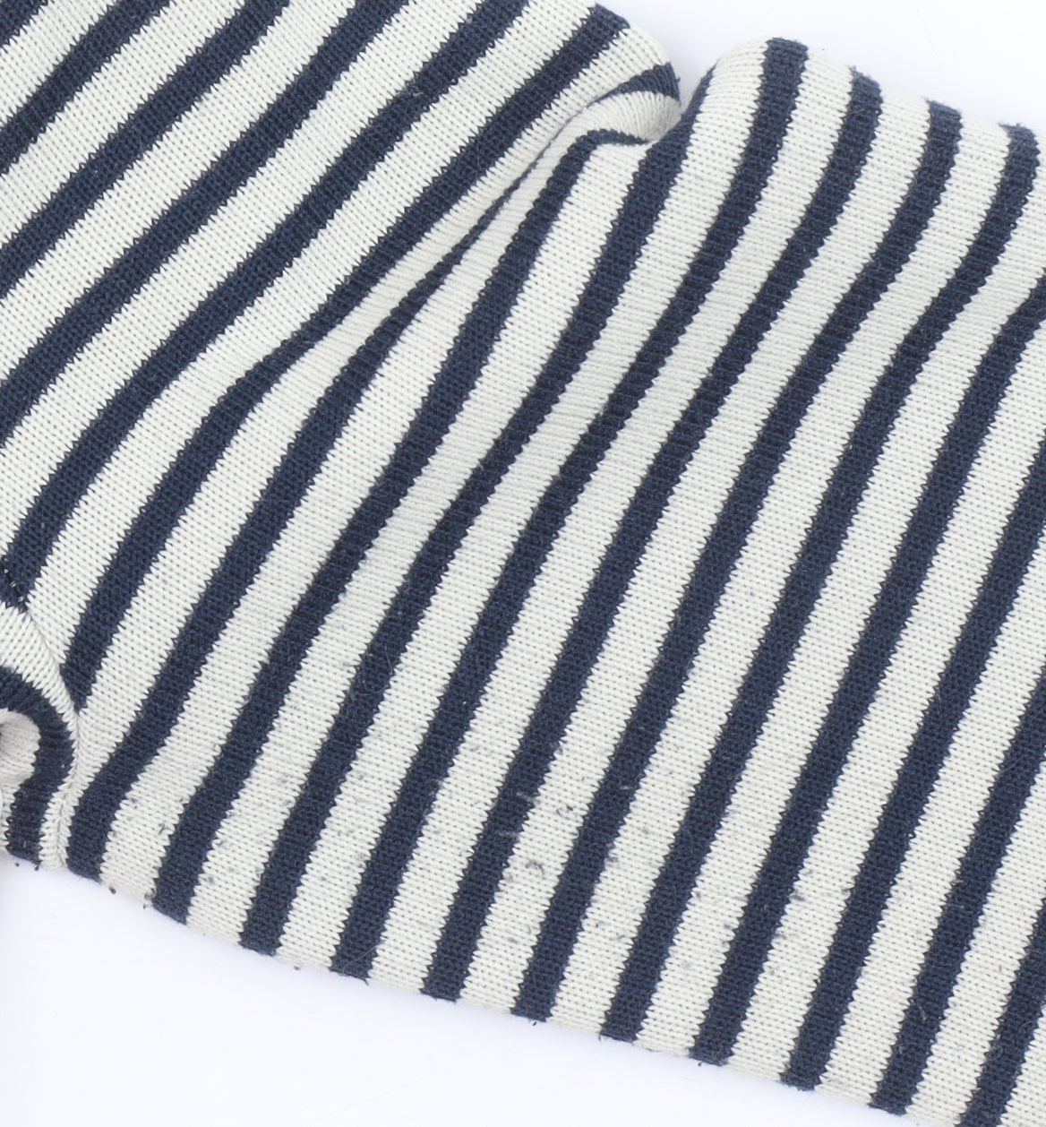 Craghoppers Women Navy Stripe Long Sleeve Button Sweatshirt UK14