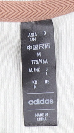 adidas Men Beige Graphic Pullover Sweatshirt M Regular Fit