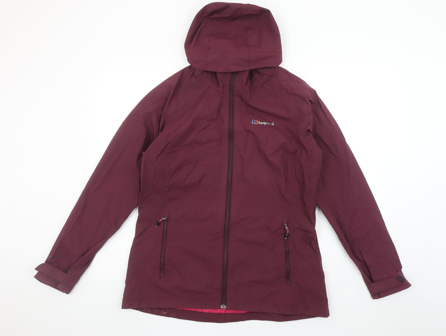 Berghaus Women’s Purple Waterproof Hooded Rain Jacket UK 14