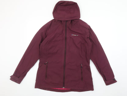 Berghaus Women’s Purple Waterproof Hooded Rain Jacket UK 14