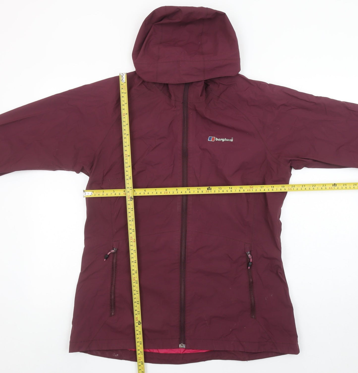 Berghaus Women’s Purple Waterproof Hooded Rain Jacket UK 14