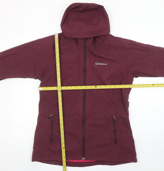 Berghaus Women’s Purple Waterproof Hooded Rain Jacket UK 14