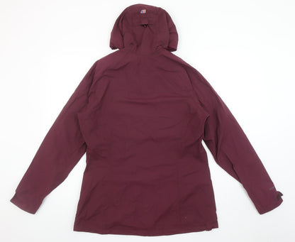 Berghaus Women’s Purple Waterproof Hooded Rain Jacket UK 14
